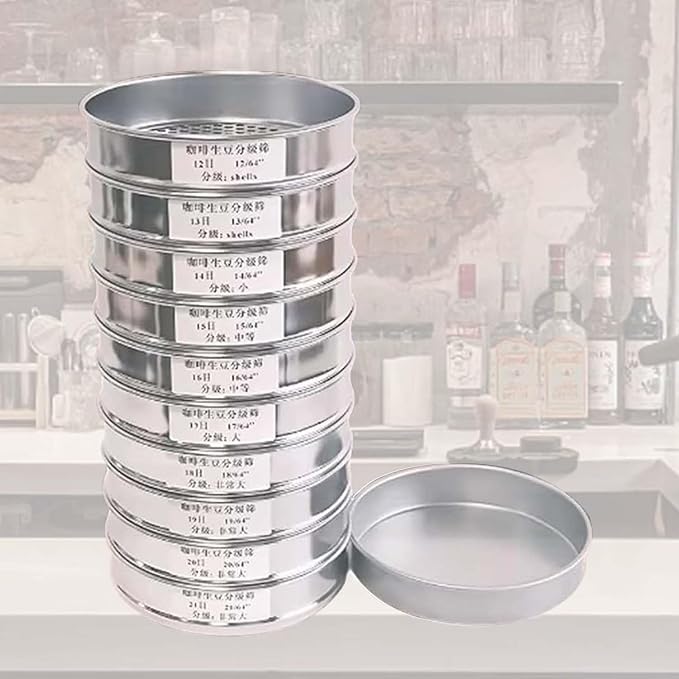 Coffee Bean Grading Sieve Set Portable Coffee Bean Sorting Sieve Precision by Unknown