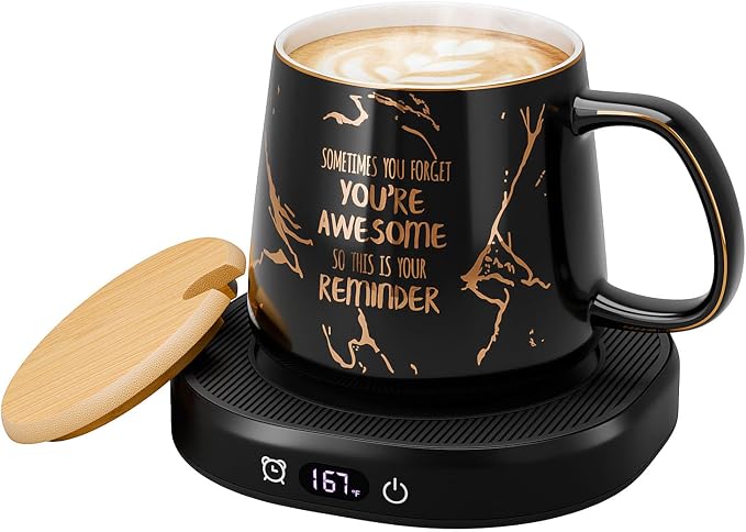 Coffee Mug Warmer, You are Awesome Mug by SmartTool%E2%80%A2BetterLife