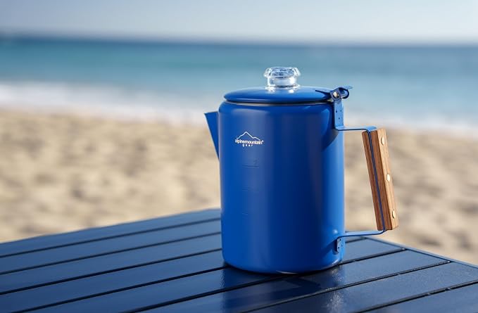 Percolator Coffee Maker – 9 Cup Stainless Steel Outdoor Brewing Pot - Image 6