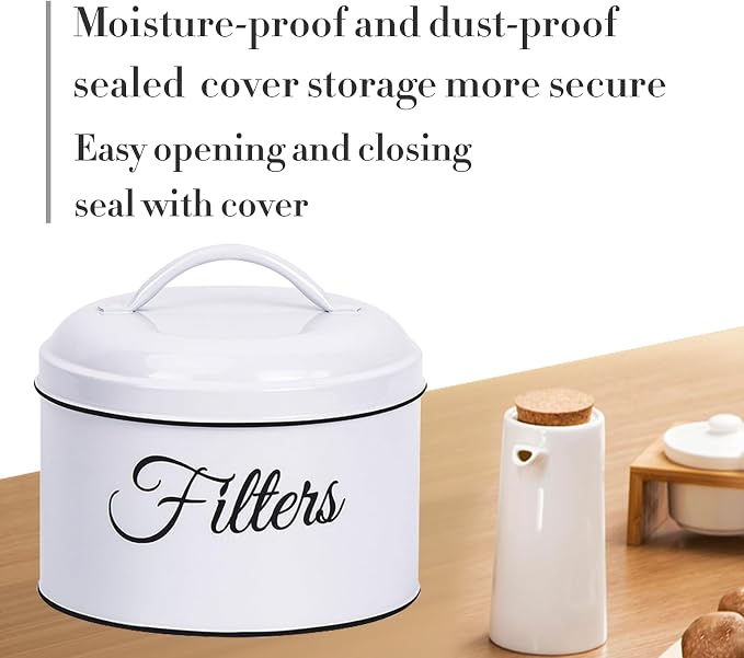 Coffee Filter Holder, Basket Coffee Filter Holder Storage - Image 4