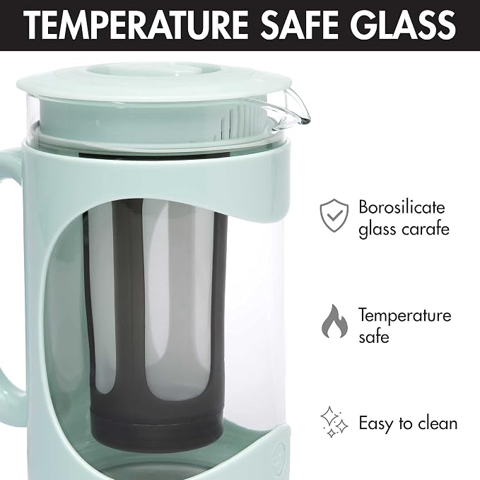 Primula Burke Deluxe Cold Brew Iced Coffee Maker, Comfort Grip Handle, Durable - Image 8