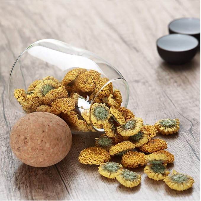 Glass Jar with Wood Lid Ball Jar Small Food Storage Container Clear Candy Jars - Image 8