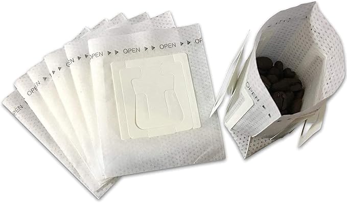 50Pcs Portable Coffee Filter Paper Bag Hanging Ear Drip Coffee Bag Single Serve by Ergonflow