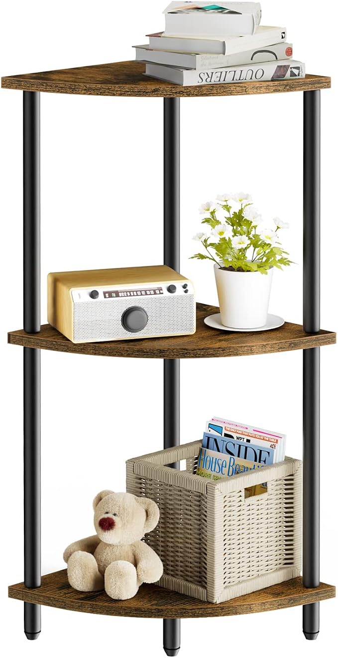 SRIWATANA 3-Tier Corner Shelf Stand by SRIWATANA
