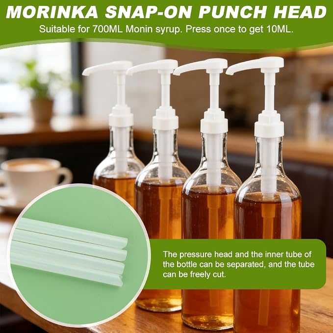 4 Pcs Coffee Syrup Pump Dispenser - Image 4