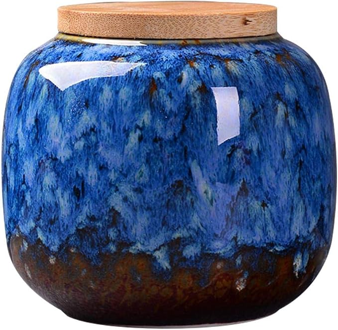 Simcat Ceramic Storage Jars, Exquisite Glaze Food Canisters by Simcat