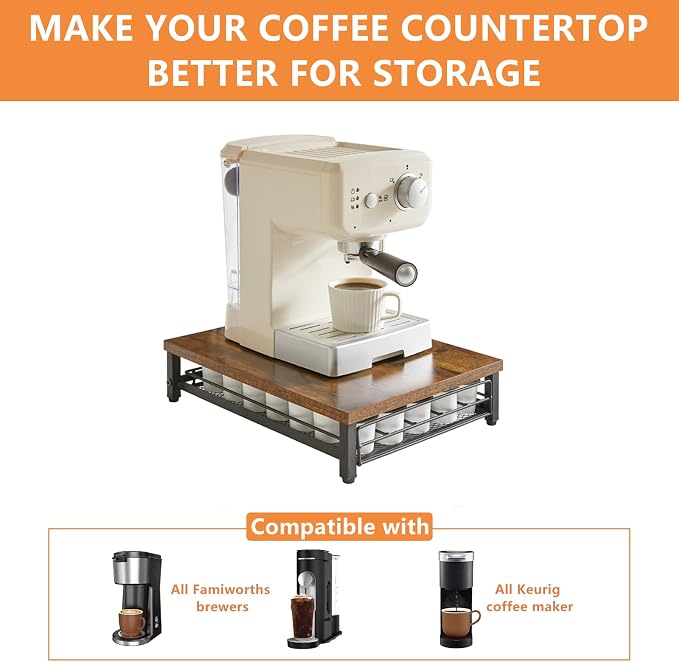 IBUYKE Wooden Coffee Pod Holder - Image 6
