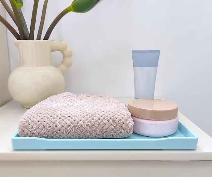 Blue Serving Tray for Gathering Small Items | Serving Accessory, Perfume and - Image 7