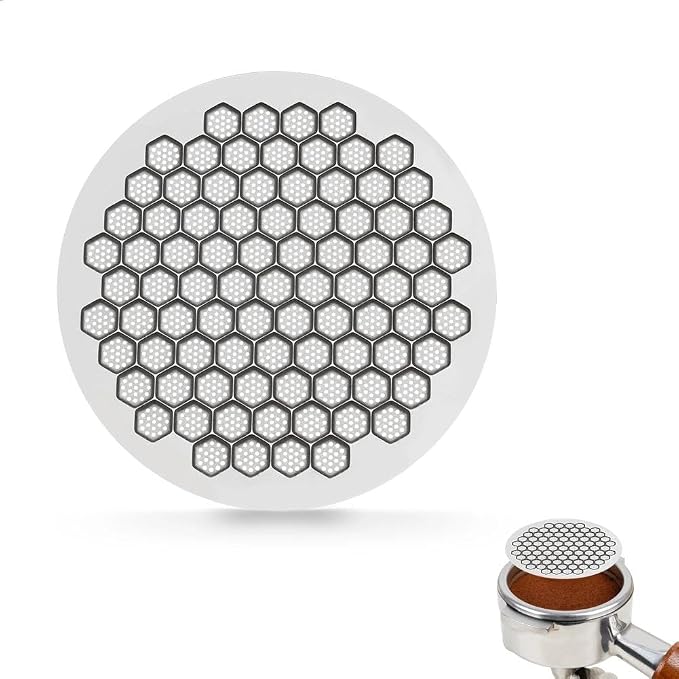 watchget 51mm Espresso Puck Screen Reusable Mesh Coffee Filter 0.8mm Thickness by watchget