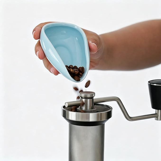watchget Ceramic Coffee Dosing Cup & Tea Storage Tray, Single Dose Measuring - Image 3