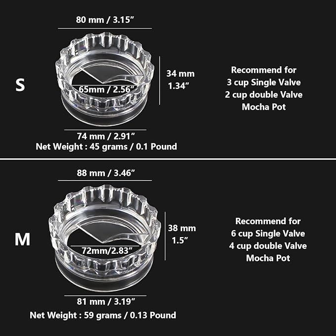 Moka Pot Dosing Ring & Coffee Distributor 2in1 Coffee Maker Dosing Ring - Image 6