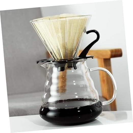 Cabilock 1set Portable Manual Coffee Strainer Funnel - Image 5