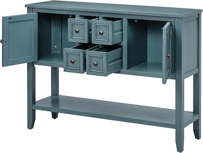 LKTART Farmhouse Sideboard Buffet Cabinet Kitchen Sideboard Cabinet - Image 5