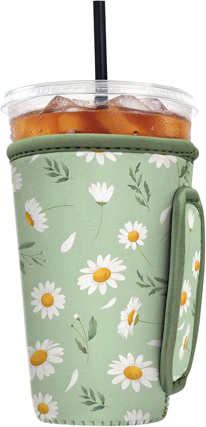 Reusable Insulated Neoprene Iced Coffee Sleeve by Cavllson