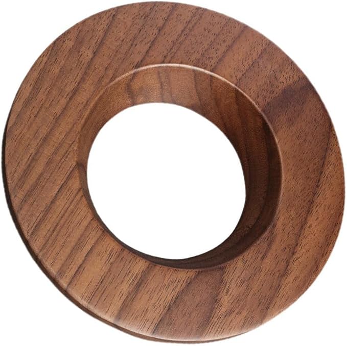 1 Piece Funnel Cup Holder Wooden Coffee Dripper Stand Holder Coffee Filter by lasenersm