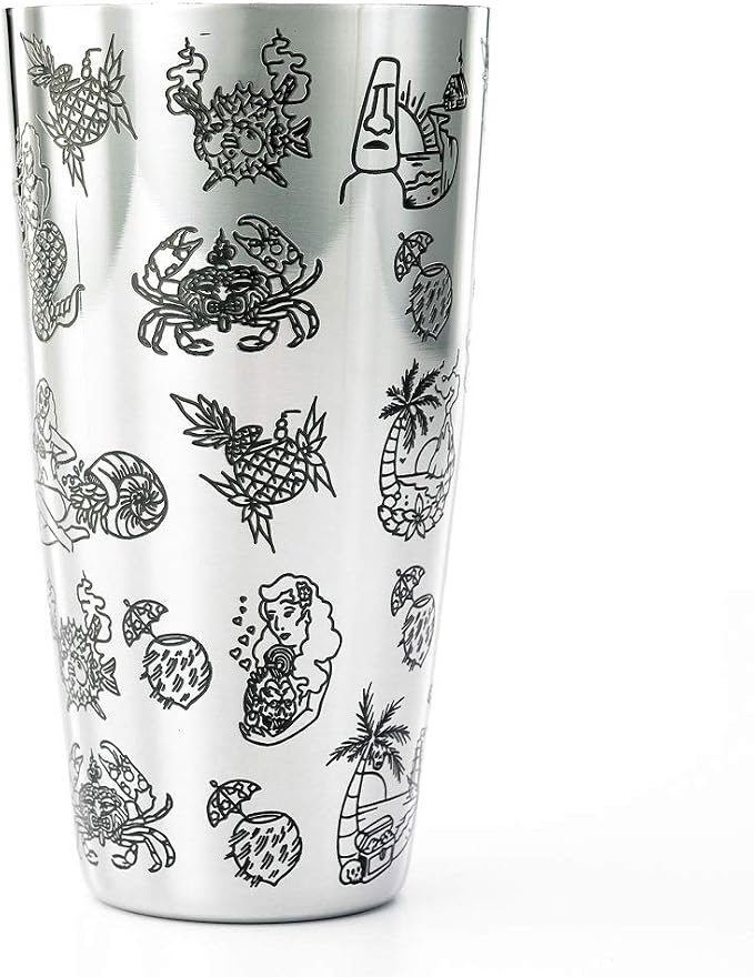 Barfly Cocktail Tin, Large 28 oz, Stainless Steel - Image 3