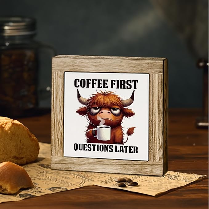 First I Drink the Coffee and Then I Do the Things, Funny Coffee Decor - Image 4