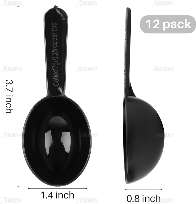 AUEAR, 12 Pack Plastic Tablespoon Coffee Measuring Scoop - Image 2