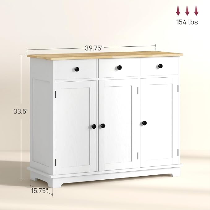 HOMCOM Sideboard Buffet Cabinet - Image 3