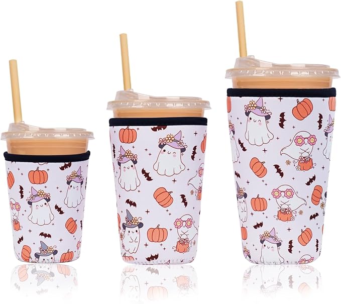 Reusable Insulated Neoprene Iced Coffee Cup Sleeve, Durable Drink Sleeve by Unknown