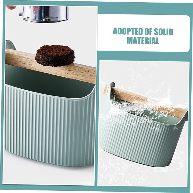 Gatuida Beech Lid Used Ground Container Ground Coffee Waste Bin Holder - Image 5