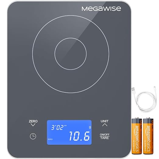 MEGAWISE High Precision 0.1g Coffee/Food Scale by MEGAWISE