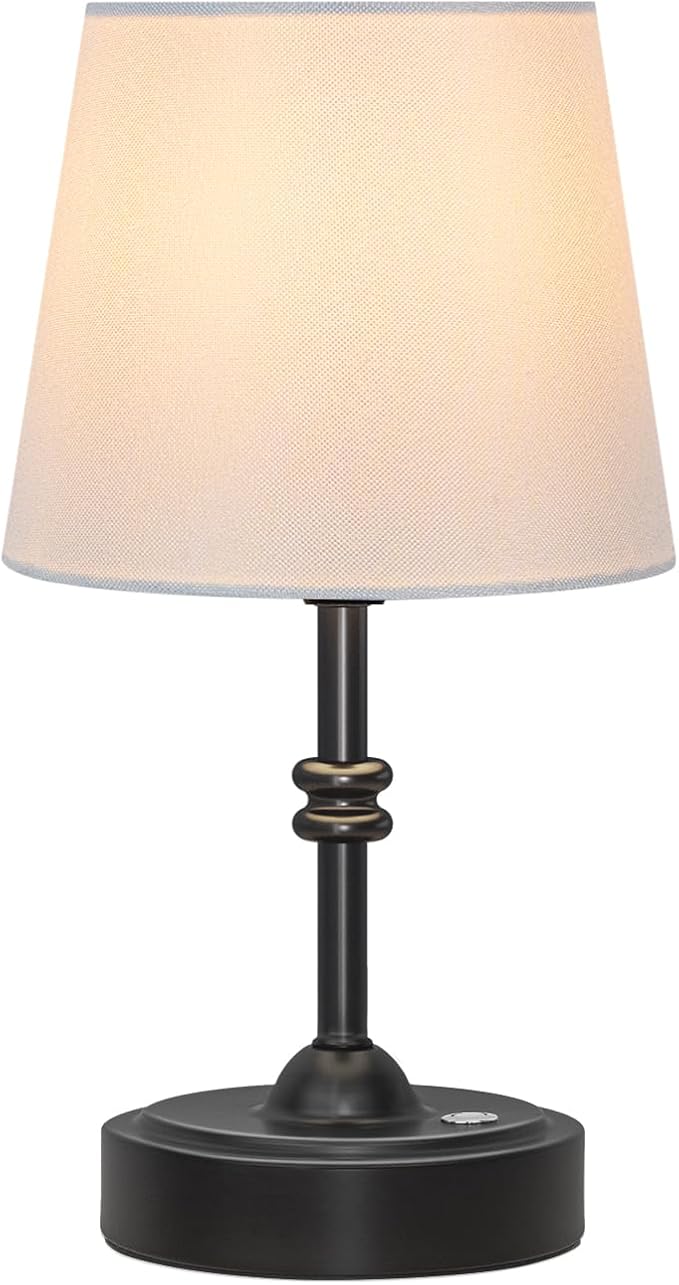 ONEWISH Small Cordless Lamp Dimmable-Battery Operated Table lamp, 4000mAh by onewish