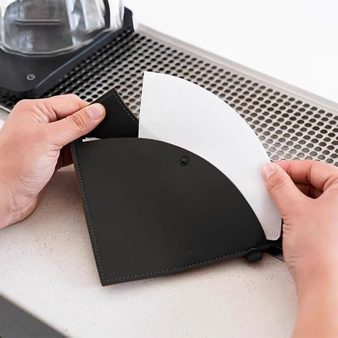 Ouliget Coffee Filter Holder, Reusable Hang Coffee Paper Filter Storage Bag - Image 4