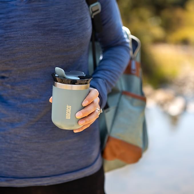 WACACO Octaroma Classico Vacuum Insulated Coffee Mug, Double-wall Stainless - Image 2