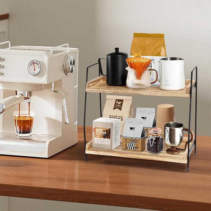 2-Tier Coffee Station Organizer - Image 6