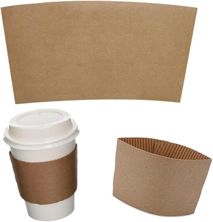 Perfectware Coffee Cup Sleeves 10-20oz 500pk. Eco-Friendly, Earth-Friendly by Unknown