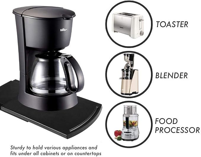 Appliance Caddy Sliding Coffee Maker Tray - Image 4