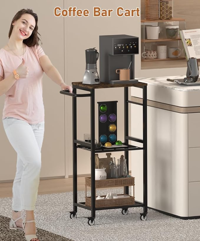 Kitchen Microwave Stand Cart - Image 5