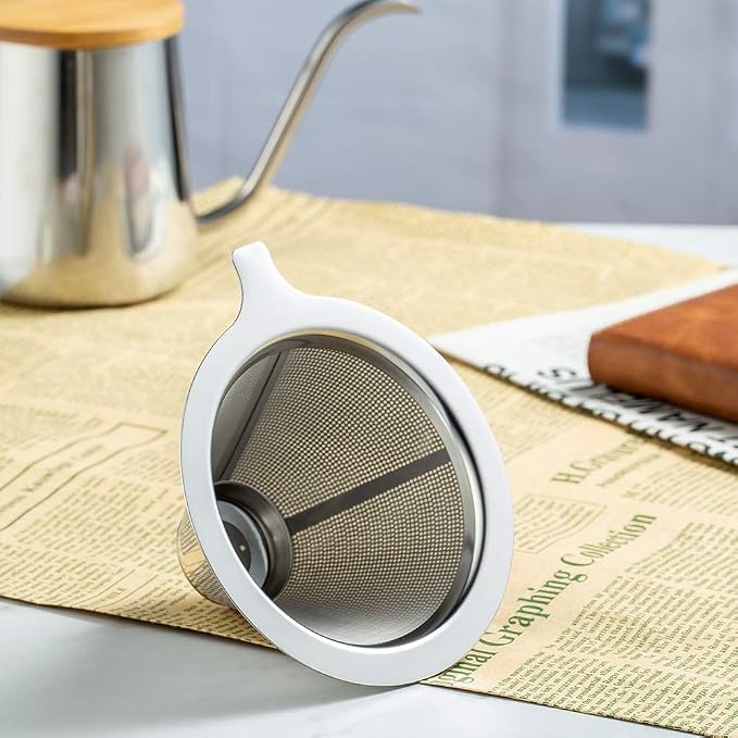 ANNMEXX Upgraded Pour Over Coffee Filter, Coffee Dripper, Paperless Mess - Image 2