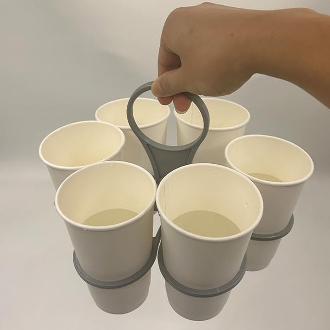 Fold Away Cup Carrier, Hand Carry Cup Lifter, Cup - Image 2