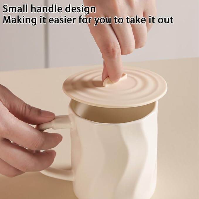 6 PCS Silicone Cup Covers Anti dust Airtight Seal Cup Lids Silicones Mug Cover - Image 4
