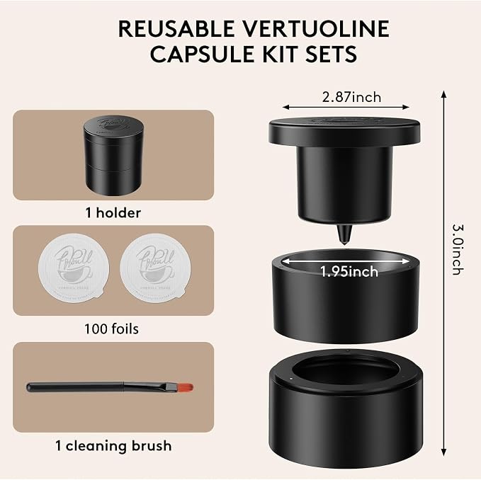 Reusable Vertuo Capsule Kit, for Reusable Nespresso Pods - Image 5