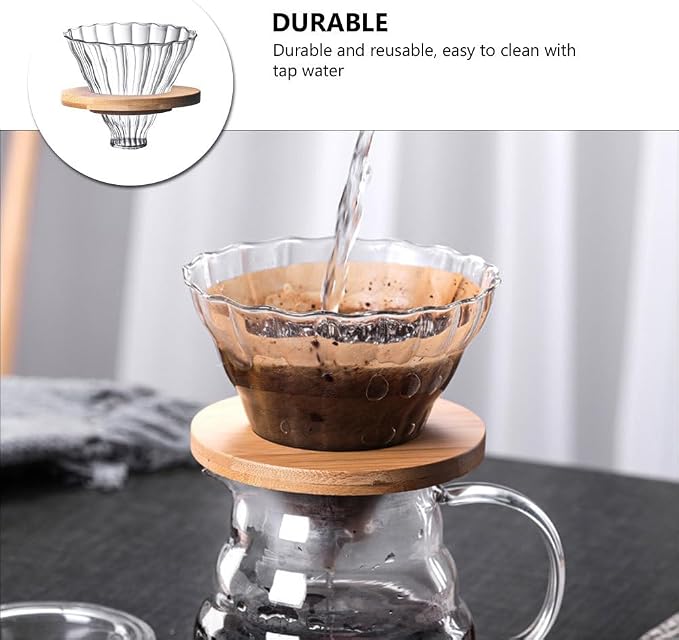 Cabilock Glass Coffee Dripper/Filter Pour Coffee Over Dripper - Image 5