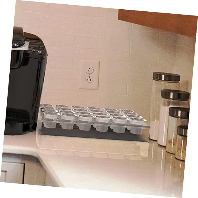 Uonlytech Acrylic Coffee Capsule Holder and Organizer 24 Slot Display Rack - Image 5