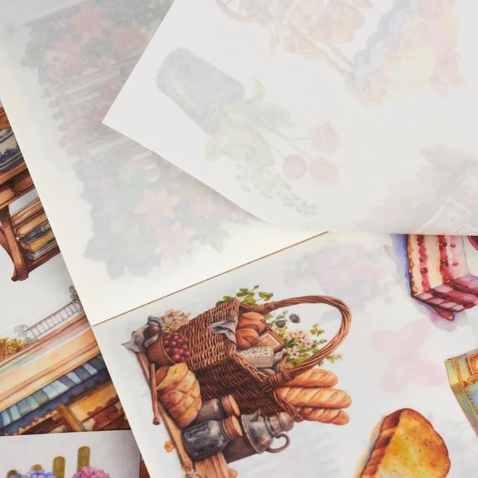 Garden Journal Stickers for Junk Journal Supplies, 50 Sheets Precut Watercolor - Image 9