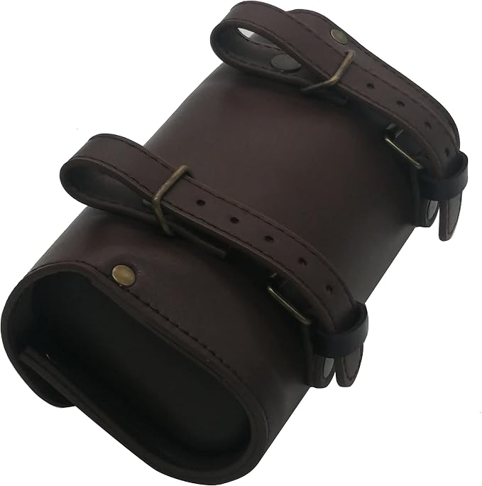 WUYAN Bike Handlebar Leather Bags Under Seat Retro Classical Mountain MTB Road - Image 2