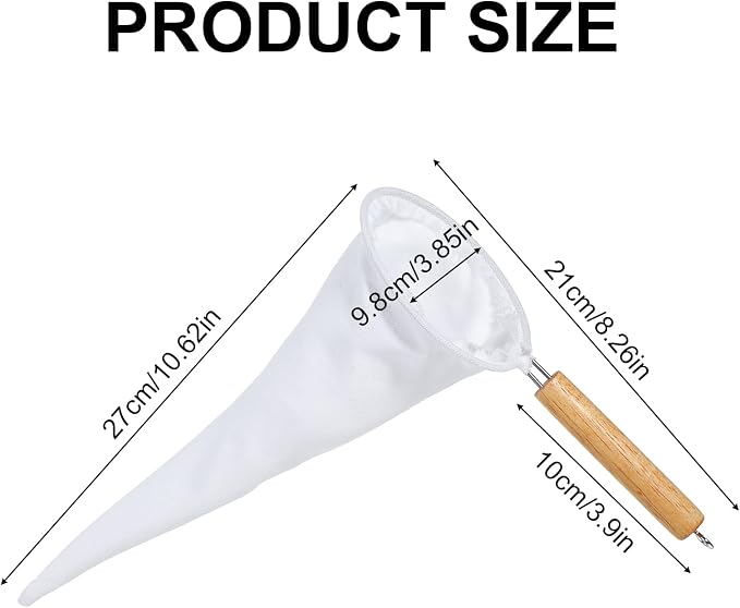 2 Pcs Coffee Strainer Cloth, Flannel Cloth Coffee Filter - Image 3