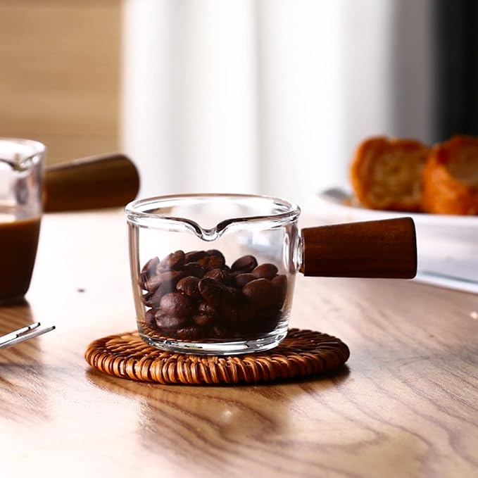 Mwellewm Single Spout Espresso Coffee Shot Glass - Image 2
