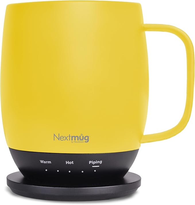 Nextmug - Temperature-Controlled, Self-Heating Coffee Mug by NextmugbyNextboom