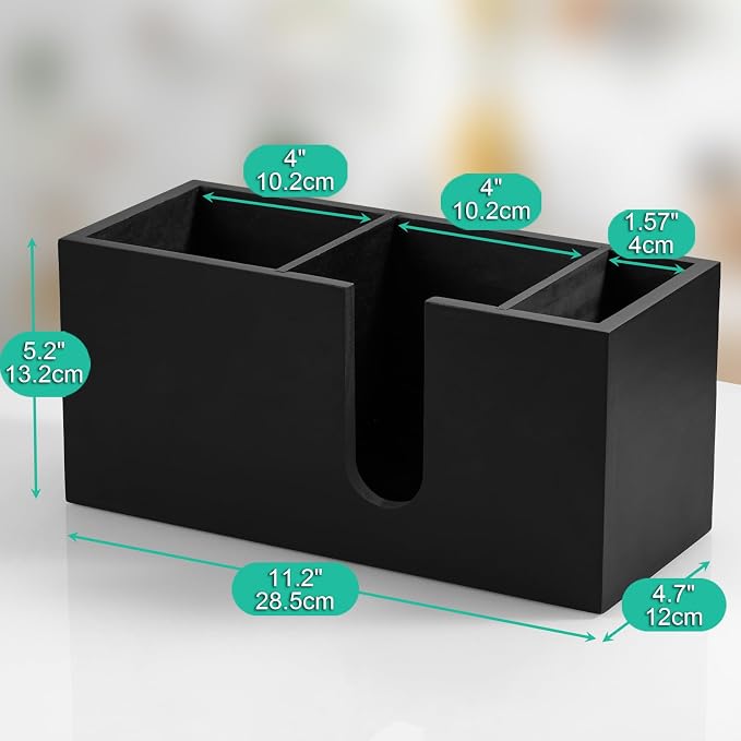ALELION Large Black Coffee Cup Organizer - Image 7