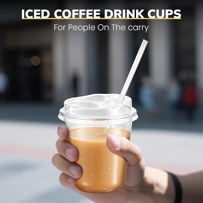 Ziliny 100 Pcs 12oz Clear Plastic Cups - Image 6