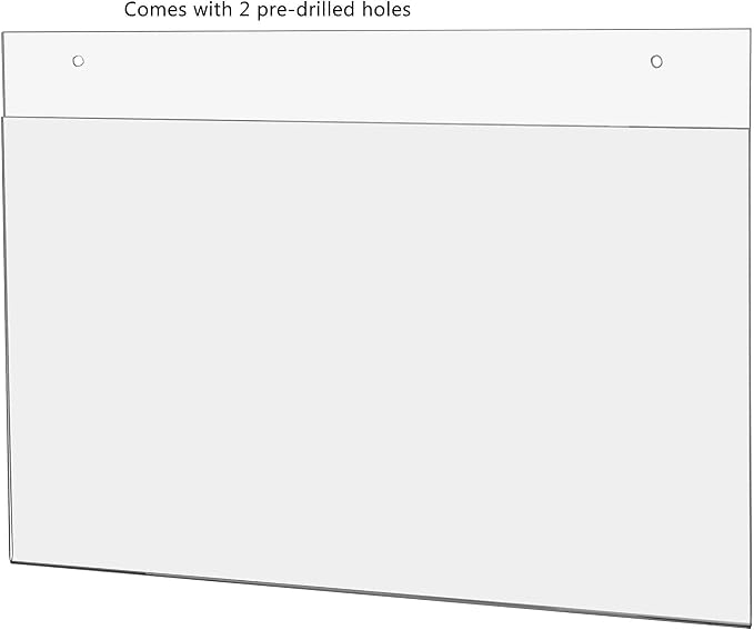 Marketing Holders 25 Pack Wall 14" x 8.5" Sign Holder - Image 2