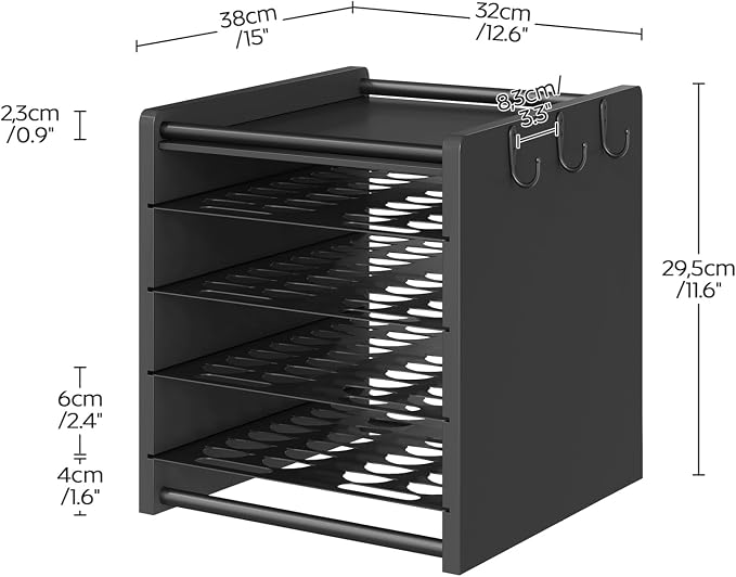 YATINEY Coffee Pod Drawer Holder, 4 Tier Holder - Image 3