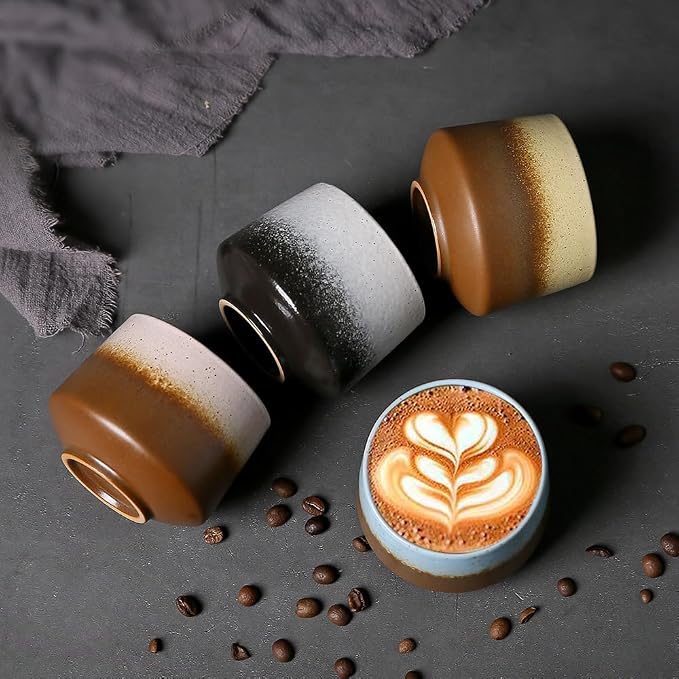ceramic espresso cups expresso cups expresso cups set of 4 cute espresso cups - Image 3