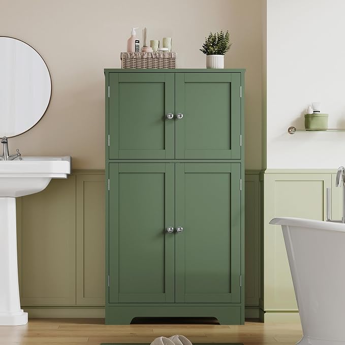 TEENFON Bathroom Storage Cabinet, Bathroom Cabinet - Image 4